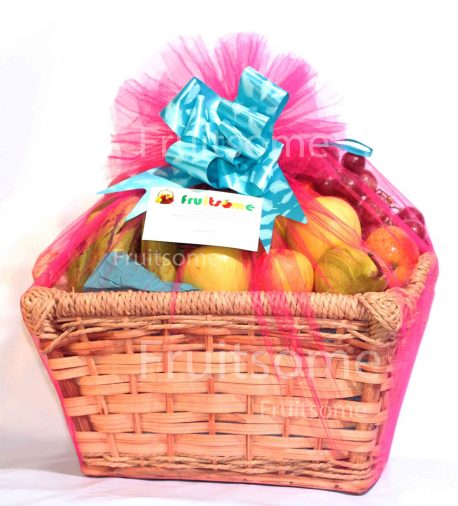 FRUITSOME NUDE CORPORATE FRUIT BASKET N22,000.00. COMES IN OTHER COLOURS AS REQUESTED