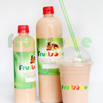 FRUITSOME SMOOTHIE (CUP OR BOTTLE) 50CL N1,300, 1 LITRE N2,400.00